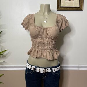 Sim & Sam Women’s Stretchy All Off-Shoulder Boat Collar Blouse Top